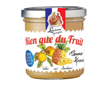 PURÉE DE POMME ANANAS « RIEN QUE DU FRUIT »  - 150G - Lucien Georgelin