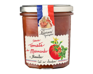 Tomato sauce from Marmande with Basil - 300g - Lucien Georgelin