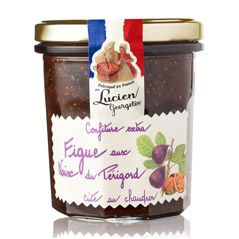 Extra Fig Red Figure with Perigord nuts - 350g - Lucien Georgelin