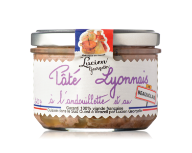 Pâté Lyonnais à l'andouillette et au beaujolais - 220g - Lucien Georgelin