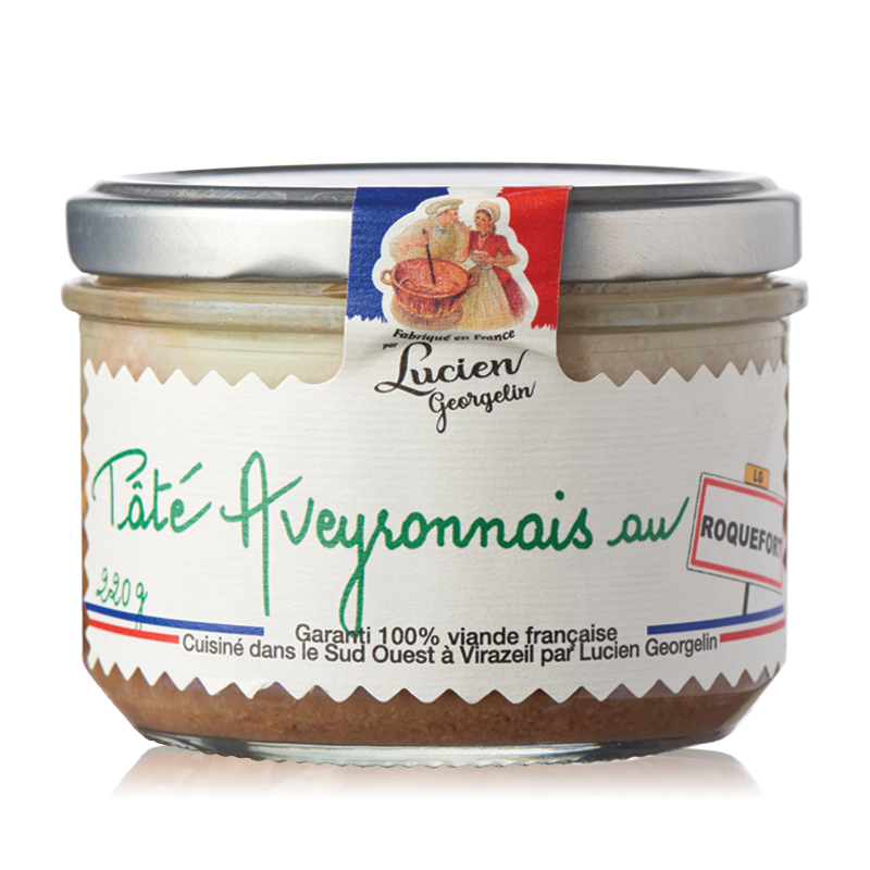 PÂTE AVEYRONNAIS AU ROQUEFORT - LES VIEILLES CONSERVES D'AUTREFOIS - Lucien Georgelin
