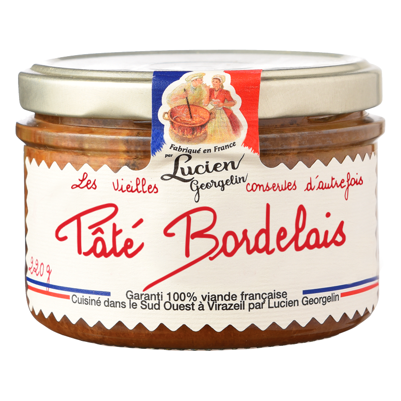 Bordeaux pâté with Bordeaux grapes - old preserves of the past - Lucien Georgelin