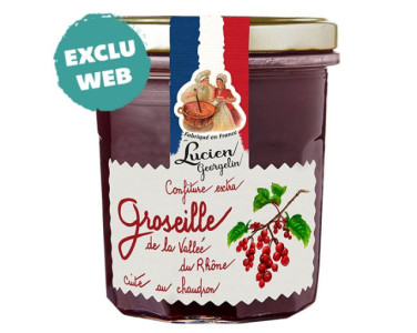 Extra currant jam from Vallee du Rhone - 350g - Lucien Georgelin