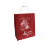 Pochette cadeau kraft bordeaux - Lucien Georgelin