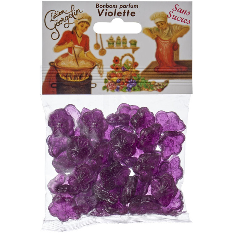 LES BONBONS A LA VIOLETTE - SANS SUCRE  - Lucien Georgelin