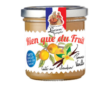 Vanilla apple puree "just fruit" - 150g - Lucien Georgelin