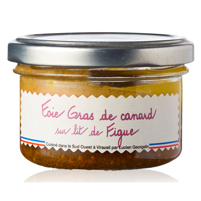 FOIE GRAS DE CANARD SUR LIT DE CONFIT DE FIGUE - Lucien Georgelin