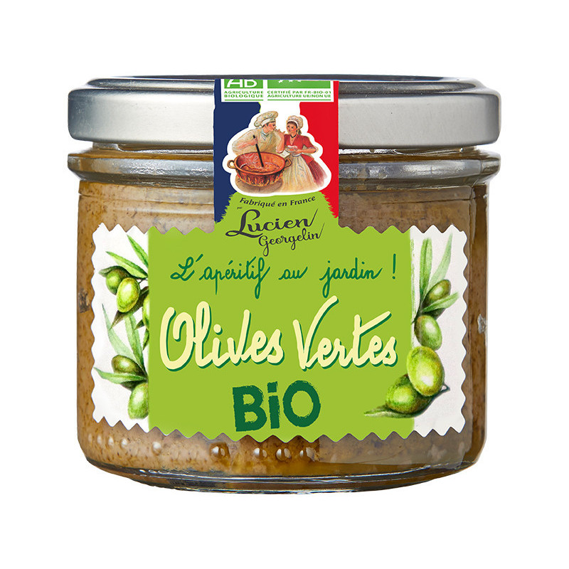 LE TARTINABLE OLIVE VERTE BIO - L’APÉRITIF AU JARDIN - Lucien Georgelin
