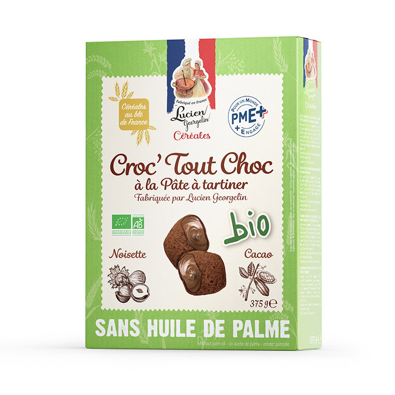 Croc' Tout Choc organic spread - 375g - Lucien Georgelin