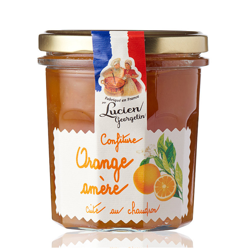 CONFITURE ORANGE AMÈRE - 350G - Lucien Georgelin