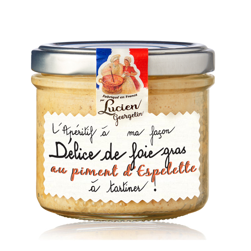 Délice de Foie gras au piment d'Espelette - Lucien Georgelin