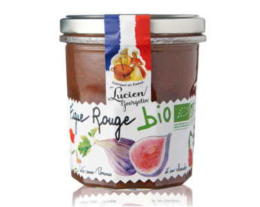 PRÉPARATION DE FIGUE ROUGE BIO - 320G - Lucien Georgelin