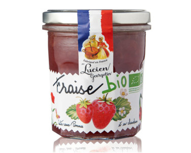 PRÉPARATION DE FRAISE  BIO - 320G - Lucien Georgelin