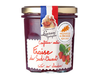 Southwest extra strawberry jam - 350g - Lucien Georgelin