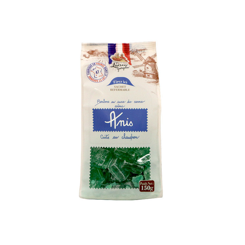 Anise candies - 150g - in a sealable bag - Lucien Georgelin