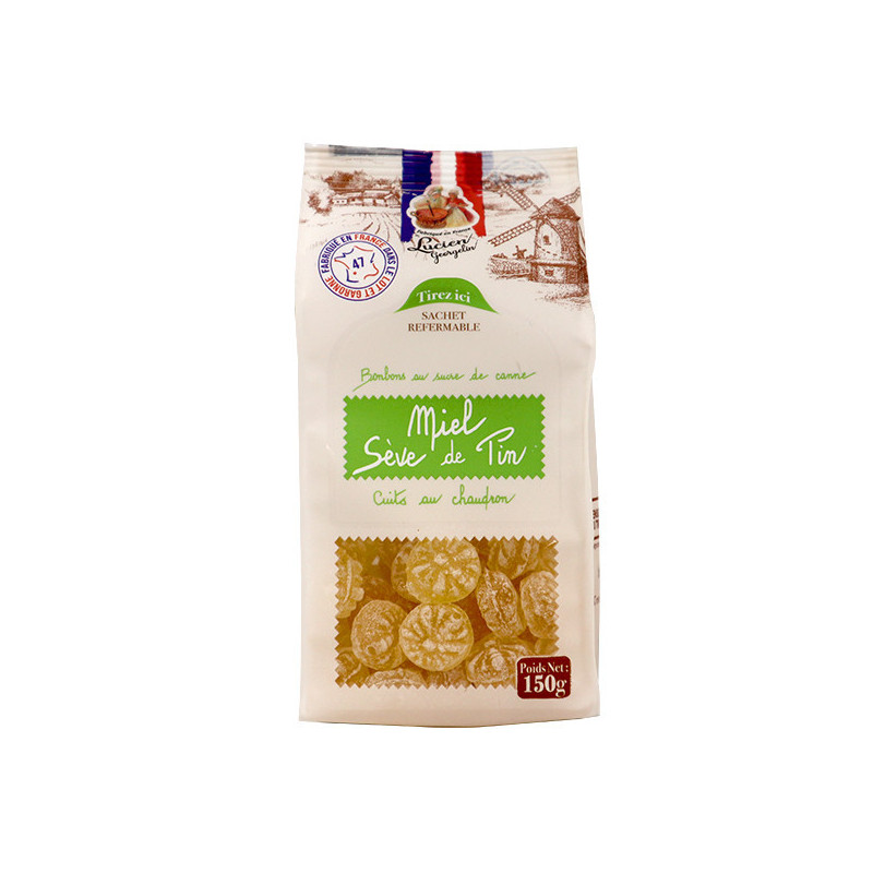 LES BONBONS A LA VIOLETTE - 150g - EN SACHET REFERMABLE - Lucien Georgelin