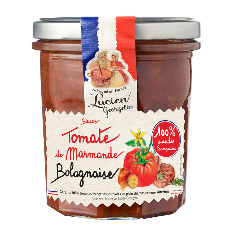 Bolognese sauce with the tomato from Marmande - 300g - Lucien Georgelin