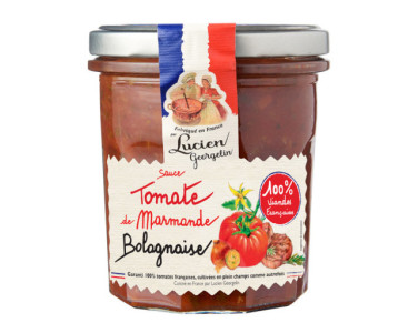 SAUCE BOLOGNAISE A LA TOMATE DE MARMANDE - 300G - Lucien Georgelin