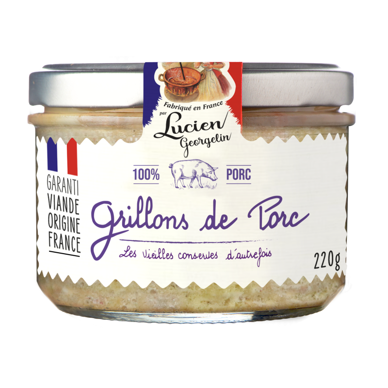 Pork scratches - old preserves of the past - Lucien Georgelin
