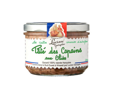 Pâté des copains aux olives - 220g - Lucien Georgelin