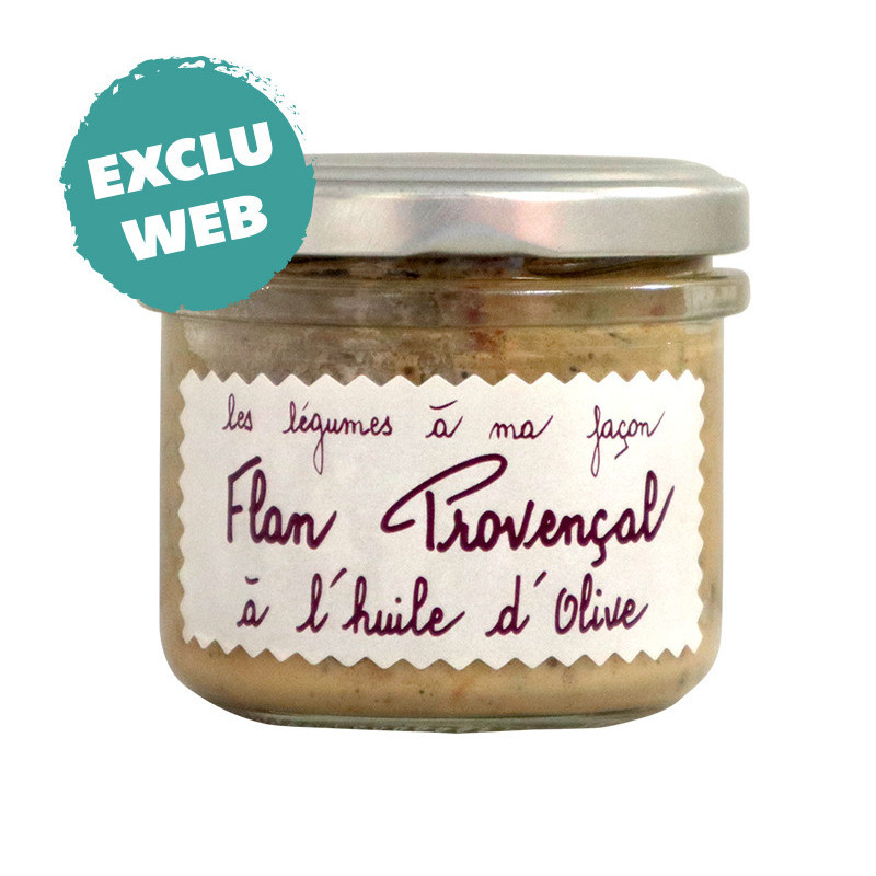 FLAN D'AUBERGINES À L'HUILE D'OLIVE - LES LÉGUMES À LA FAÇON - Lucien Georgelin