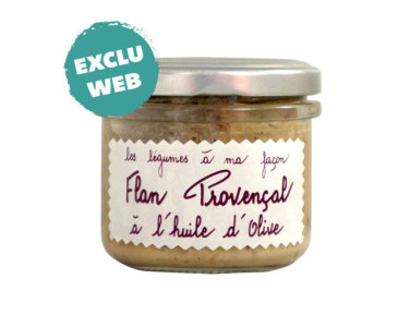 FLAN D'AUBERGINES À L'HUILE D'OLIVE - LES LÉGUMES À LA FAÇON - Lucien Georgelin