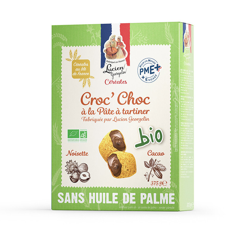 Croc' Choc organic spread - 375g - Lucien Georgelin