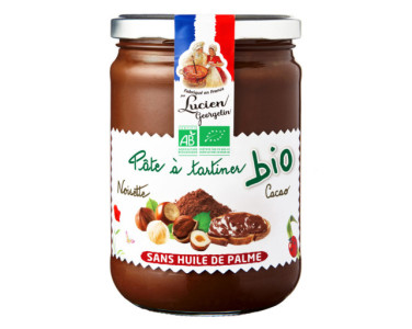 Organic spread with hazelnuts and cocoa - 600g - Lucien Georgelin