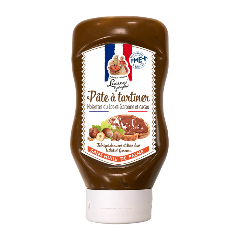 Lot-et-Garonne and cocoa - 550g - Lucien Georgelin hazelnut spread - Lucien Georgelin