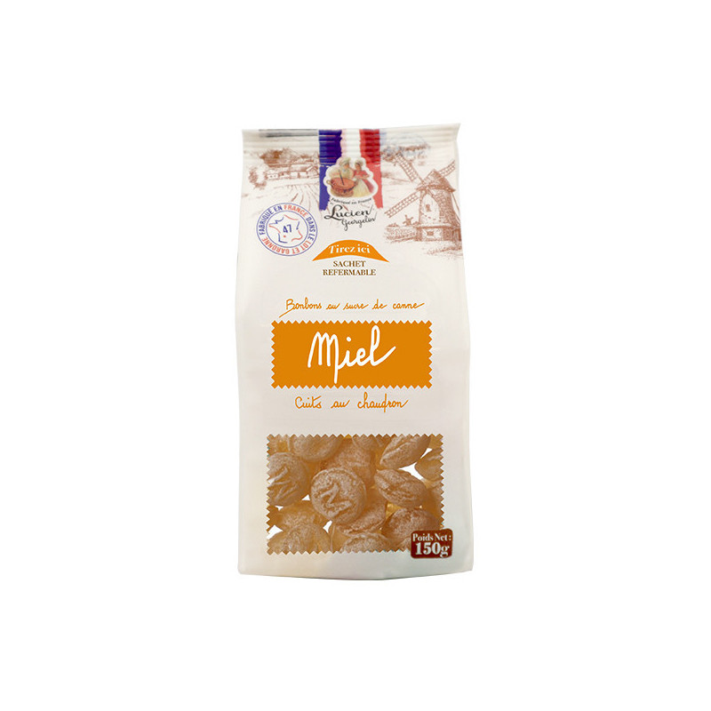 Candy with honey - 150g - in a sealable bag - Lucien Georgelin