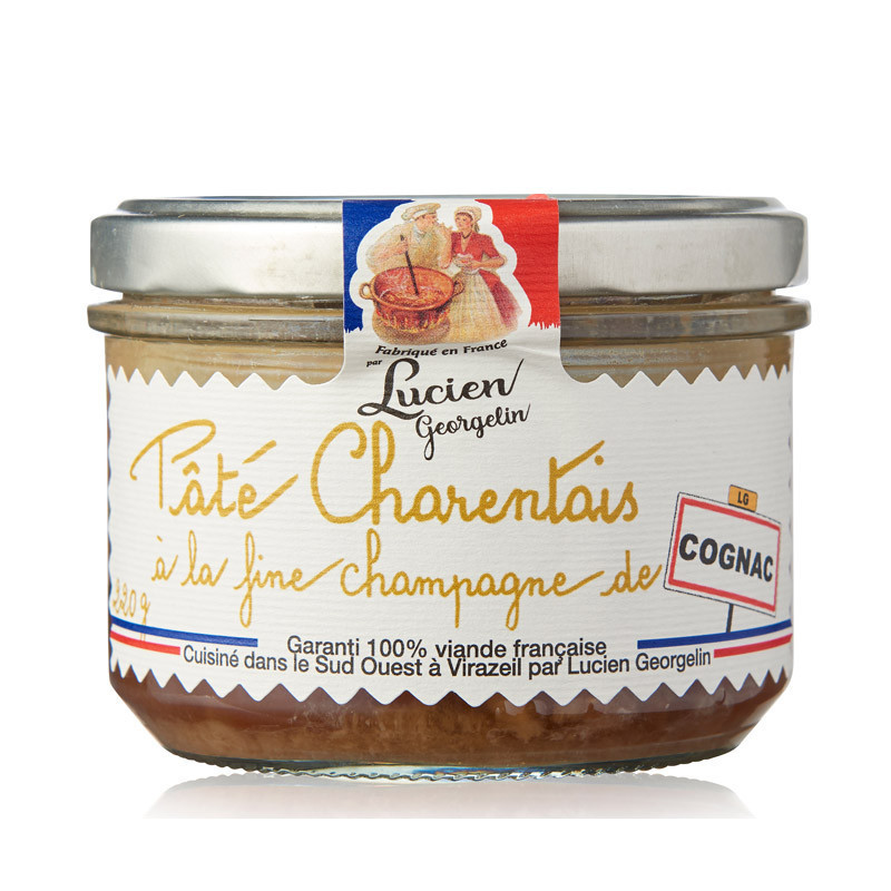 PÂTÉ CHARENTAIS A LA FINE CHAMPAGNE - LES VIEILLES CONSERVES D'AUTREFOI - Lucien Georgelin