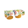 Apricot apple dessert - organic soft and gourmet - 2x100g - Lucien Georgelin