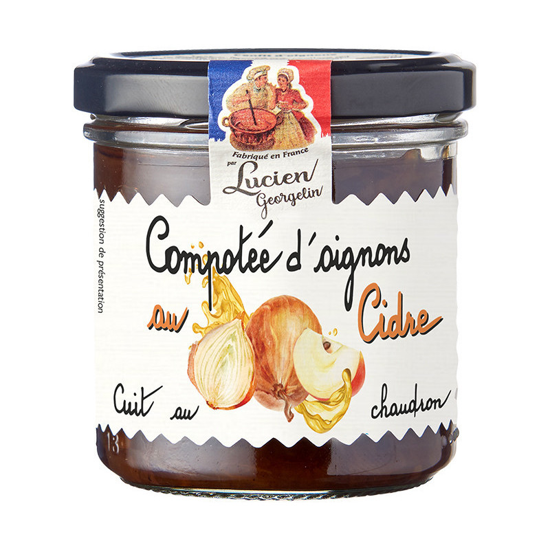 Cider onion compote - Recipes cooked in a cauldron - Lucien Georgelin