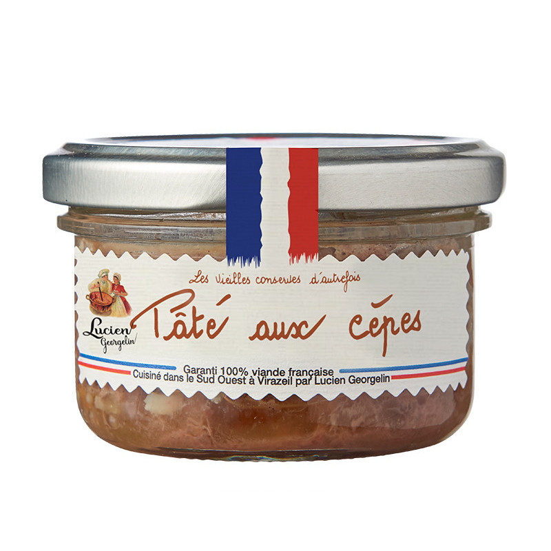Pâté aux porcini - The old preserves of the past - Lucien Georgelin