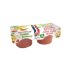 Apple strawberry banana dessert - soft and gourmet - 2x100g - Lucien Georgelin
