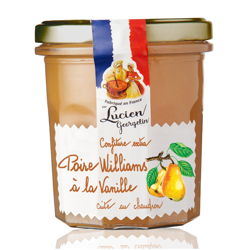 Extra Williams pear jam with vanilla - 350g - Lucien Georgelin
