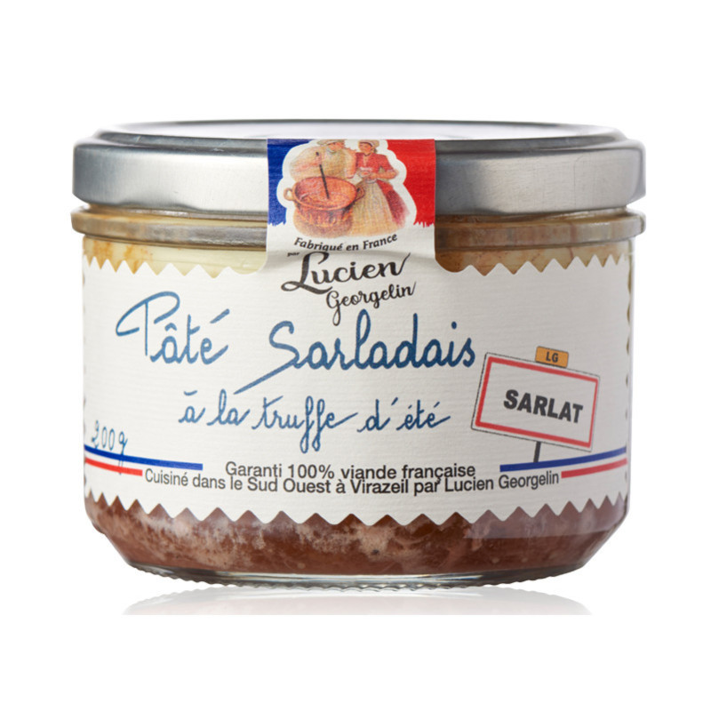 Pâté Sarladais aux truffes d'été - 200g - Lucien Georgelin