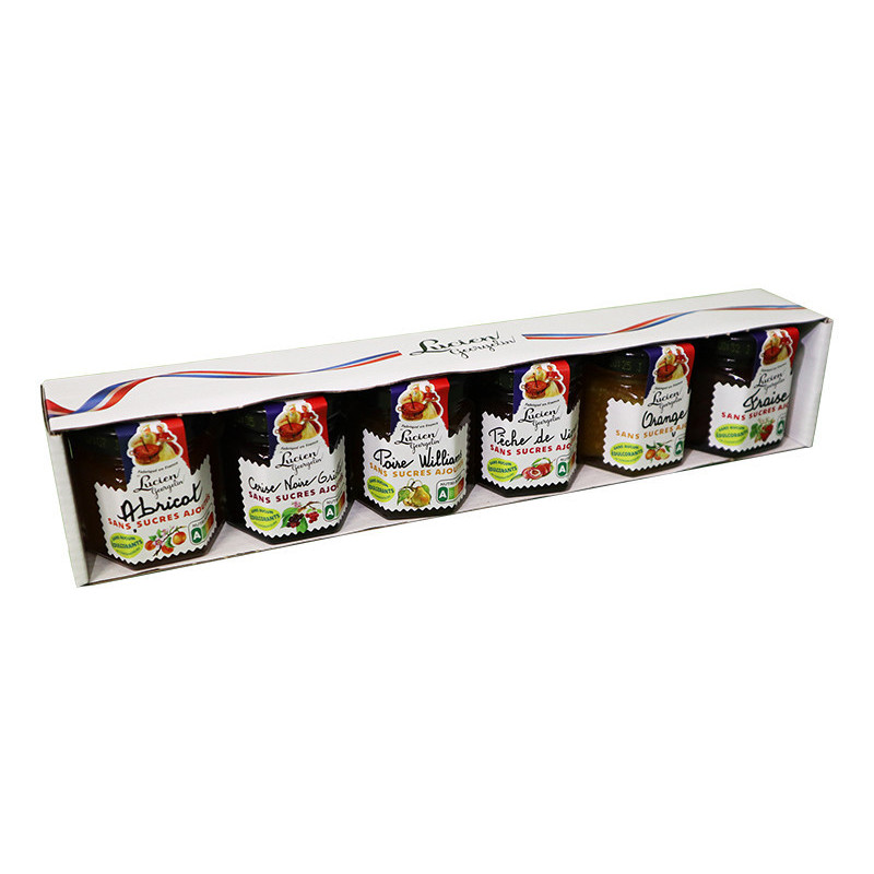 Assortiment de 6 préparations 47g sans sucre ajouté | Lucien Georgelin