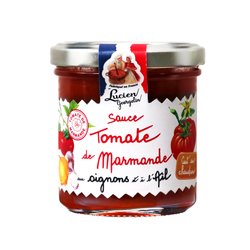 Sauce à la tomate de Marmande à l'oignon et à l'ail | Lucien Georgelin