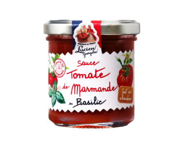 Tomato sauce from Marmande with Basil - 150g - Lucien Georgelin