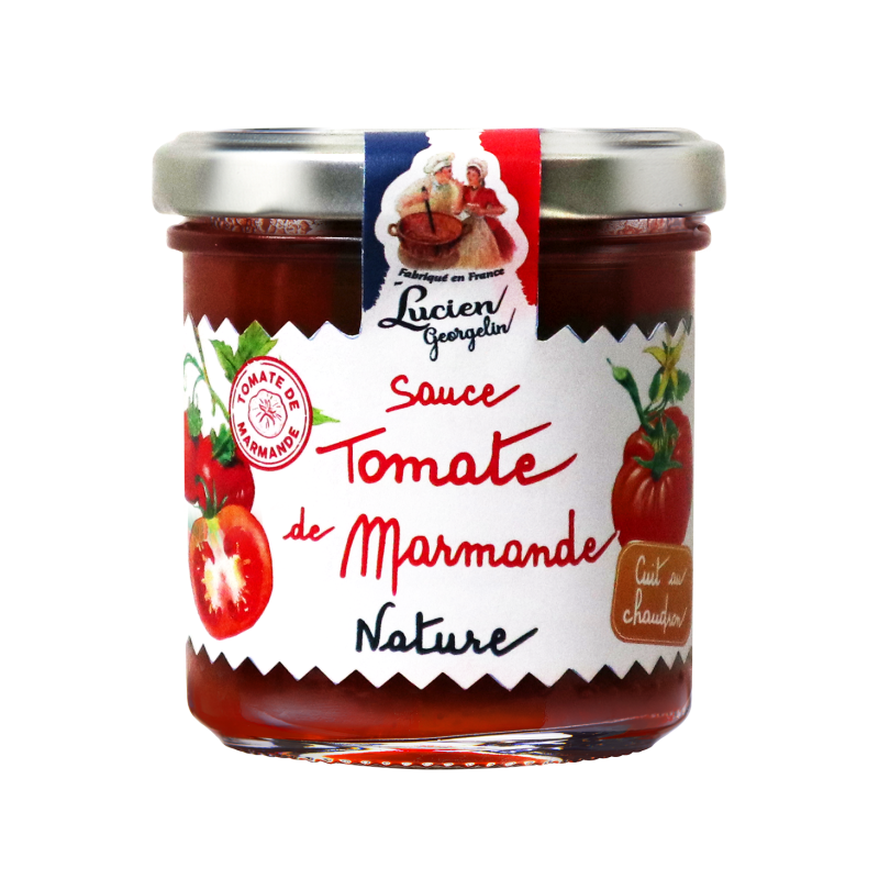 SAUCE À LA TOMATE DE MARMANDE NATURE - 150g - Lucien Georgelin