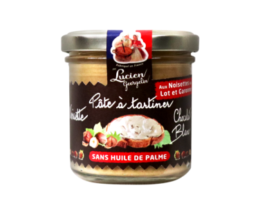 Hazelnut spread from Lot-et-Garonne and white chocolate - Lucien Georgelin