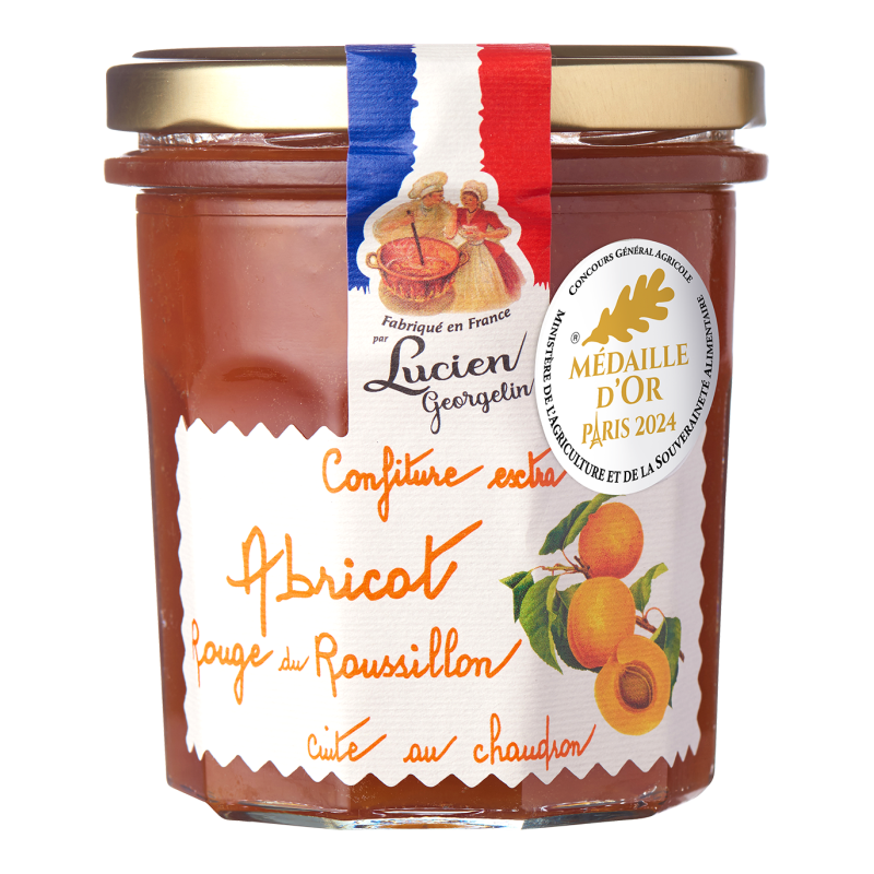 Confiture extra abricot du Roussillon | Lucien Georgelin