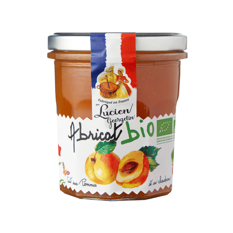 Organic apricot preparation - 320g - Lucien Georgelin