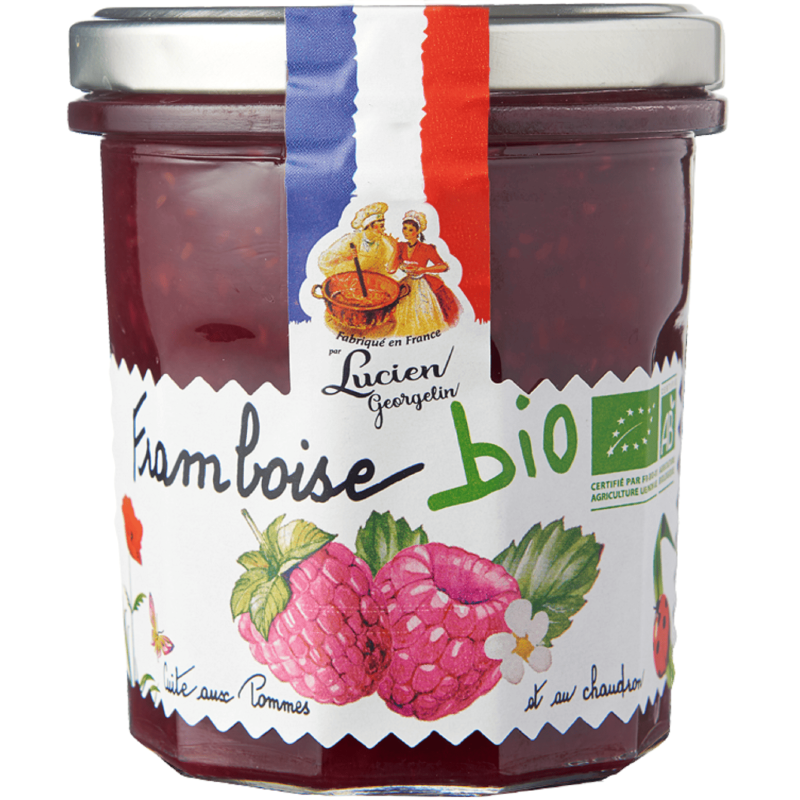 PRÉPARATION DE FRAMBOISE BIO - 320G - Lucien Georgelin