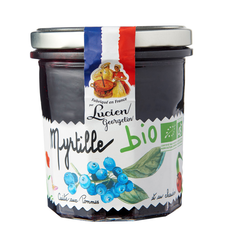 Organic blueberry preparation - 320g - Lucien Georgelin