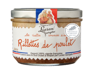Chicken rillettes - old preserves of the past - Lucien Georgelin