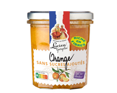 Orange preparation without added sugar - 320g - Lucien Georgelin