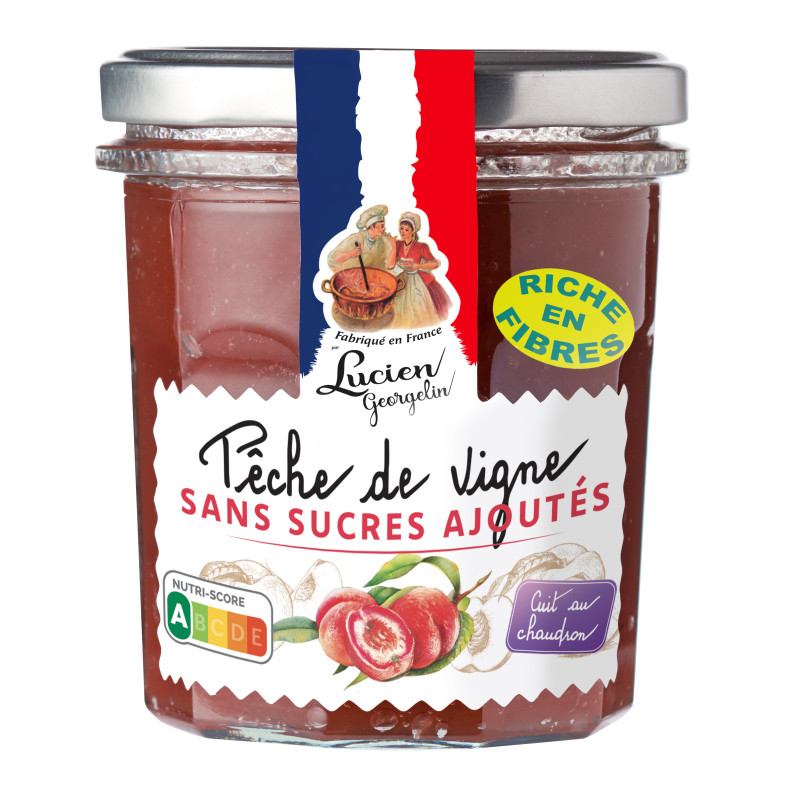 PRÉPARATION D'ABRICOT SANS SUCRE AJOUTES - 320G - Lucien Georgelin
