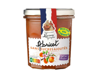 Apricot preparation without added sugar - 320g - Lucien Georgelin
